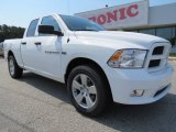 2012 Bright White Dodge Ram 1500 Express Quad Cab #71275100