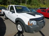 Cloud White Nissan Frontier in 2002