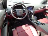 2013 Cadillac ATS 2.5L Luxury Morello Red/Jet Black Accents Interior