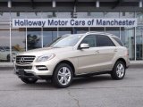 2013 Pearl Beige Metallic Mercedes-Benz ML 350 4Matic #71337402