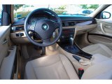 2009 BMW 3 Series 328xi Sedan Beige Interior