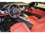 2013 BMW Z4 sDrive 35i Coral Red Interior