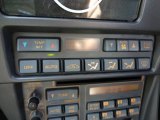 1991 Chevrolet Corvette Convertible Controls