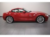 Crimson Red BMW Z4 in 2011