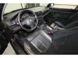 2002 BMW 5 Series 525i Sedan Black Interior