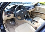 2008 BMW 3 Series 328xi Sedan Beige Interior