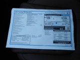 2013 Volkswagen Touareg VR6 FSI Executive 4XMotion Window Sticker