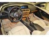 2006 BMW 6 Series 650i Convertible Cream Beige Interior