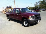 2004 Dark Toreador Red Metallic Ford F250 Super Duty XL SuperCab 4x4 #71384063