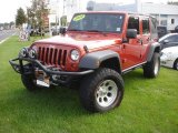 2009 Sunburst Orange Pearl Jeep Wrangler Unlimited X 4x4 #71383455