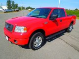 2006 Bright Red Ford F150 STX SuperCab 4x4 #71384041