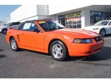 2004 Competition Orange Ford Mustang V6 Convertible #71383718