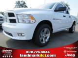 2012 Bright White Dodge Ram 1500 Express Quad Cab #71383686