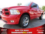 2012 Flame Red Dodge Ram 1500 Express Quad Cab #71383677