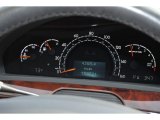 2001 Mercedes-Benz S 55 AMG Gauges