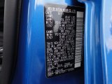 2011 Juke Color Code for Electric Blue - Color Code: B51