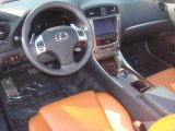 2011 Lexus IS 250C Convertible Saddle Tan Interior
