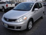 2011 Brilliant Silver Metallic Nissan Versa 1.8 S Sedan #71434382