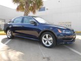 2013 Night Blue Metallic Volkswagen Passat 2.5L SE #71435061