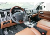 2013 Toyota Sequoia Platinum 4WD Red Rock Interior