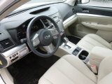 2011 Subaru Legacy 2.5i Premium Warm Ivory Interior