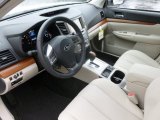 2013 Subaru Outback 2.5i Limited Ivory Interior