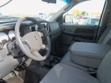 2009 Dodge Ram 2500 Power Wagon Quad Cab 4x4 Medium Slate Gray Interior