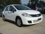 Fresh Powder White Nissan Versa in 2011