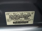 2012 Versa Color Code for Magnetic Gray Metallic - Color Code: K36
