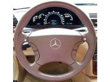 2003 Mercedes-Benz S 55 AMG Sedan Steering Wheel