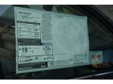 2013 Toyota Highlander Limited 4WD Window Sticker