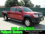 2007 Impulse Red Pearl Toyota Tacoma V6 PreRunner Double Cab #71525642