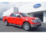 Race Red Ford F150 in 2013