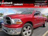 2009 Inferno Red Crystal Pearl Dodge Ram 1500 SLT Quad Cab #71531255