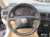 2004 Volkswagen Golf GLS 4 Door Steering Wheel