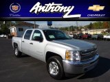 2013 Silver Ice Metallic Chevrolet Silverado 1500 LT Crew Cab 4x4 #71532296
