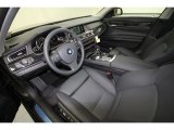 2013 BMW 7 Series 740i Sedan Black Interior