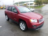 Deep Cherry Red Crystal Pearl Jeep Compass in 2013