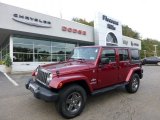 2012 Deep Cherry Red Crystal Pearl Jeep Wrangler Unlimited Sport 4x4 #71531690