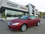 2013 Deep Cherry Red Crystal Pearl Chrysler 200 Touring Convertible #71531635