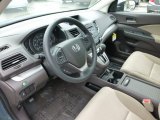 2013 Honda CR-V EX AWD Beige Interior
