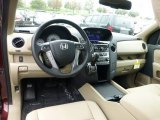 2013 Honda Pilot EX-L 4WD Beige Interior