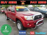 2005 Impulse Red Pearl Toyota Tacoma PreRunner TRD Double Cab #71532044