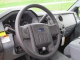 2012 Ford F550 Super Duty XL Regular Cab 4x4 Dump Truck Steering Wheel