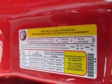 2012 Ford Transit Connect XLT Premium Wagon Info Tag