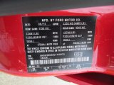 2012 Transit Connect Color Code for Torch Red - Color Code: D3