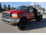 2001 Vermillion Red Ford F450 Super Duty XL Regular Cab Chassis #71530794