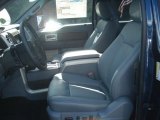 2013 Ford F150 Lariat SuperCab 4x4 Steel Gray Interior