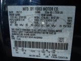 2013 F150 Color Code for Blue Jeans Metallic - Color Code: N1