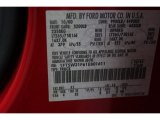 2001 F350 Super Duty Color Code for Red - Color Code: F1